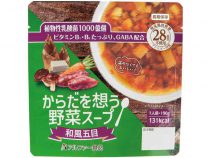 容器付き非常用保存食　ほうれん草のおみそ汁