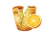 5年保存のパン みどりの救缶鳥+ﾌﾟﾗｽ　オレンジ味 画像2
