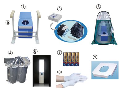 ｽﾌｨｱ基準のﾄｲﾚ･ﾃﾝﾄｾｯﾄ＜避難所向けﾊﾟｯｹｰｼﾞ＞ 画像1